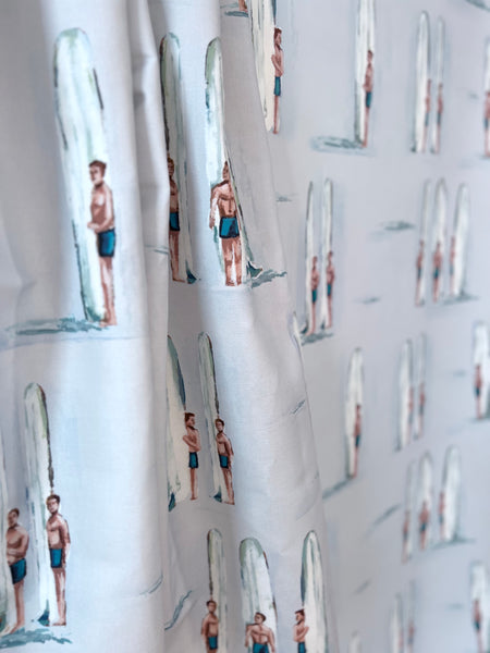 Surfers for Charlie in Sea- Fabric