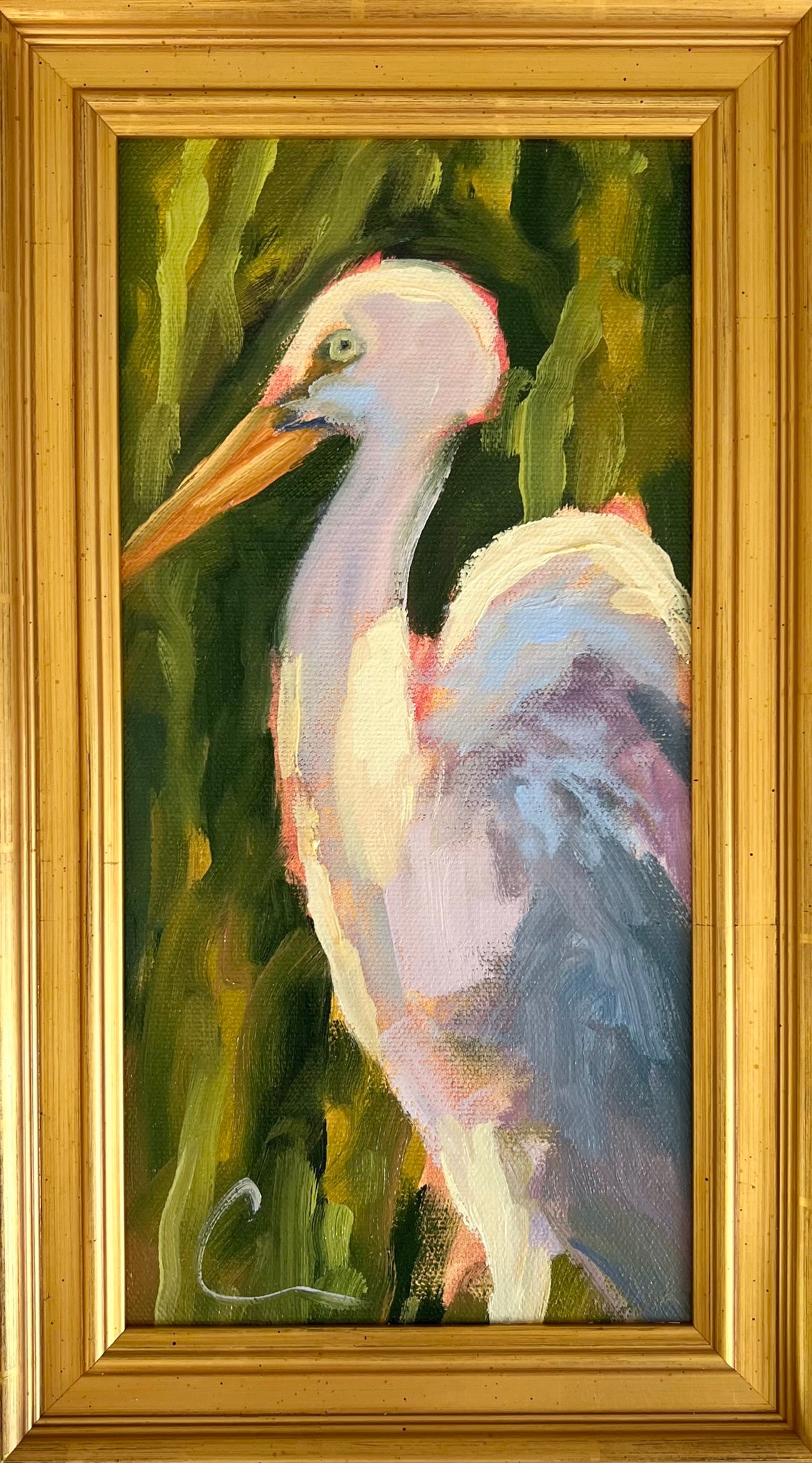 Bird III- 6x12 (8.5x14.5 framed)