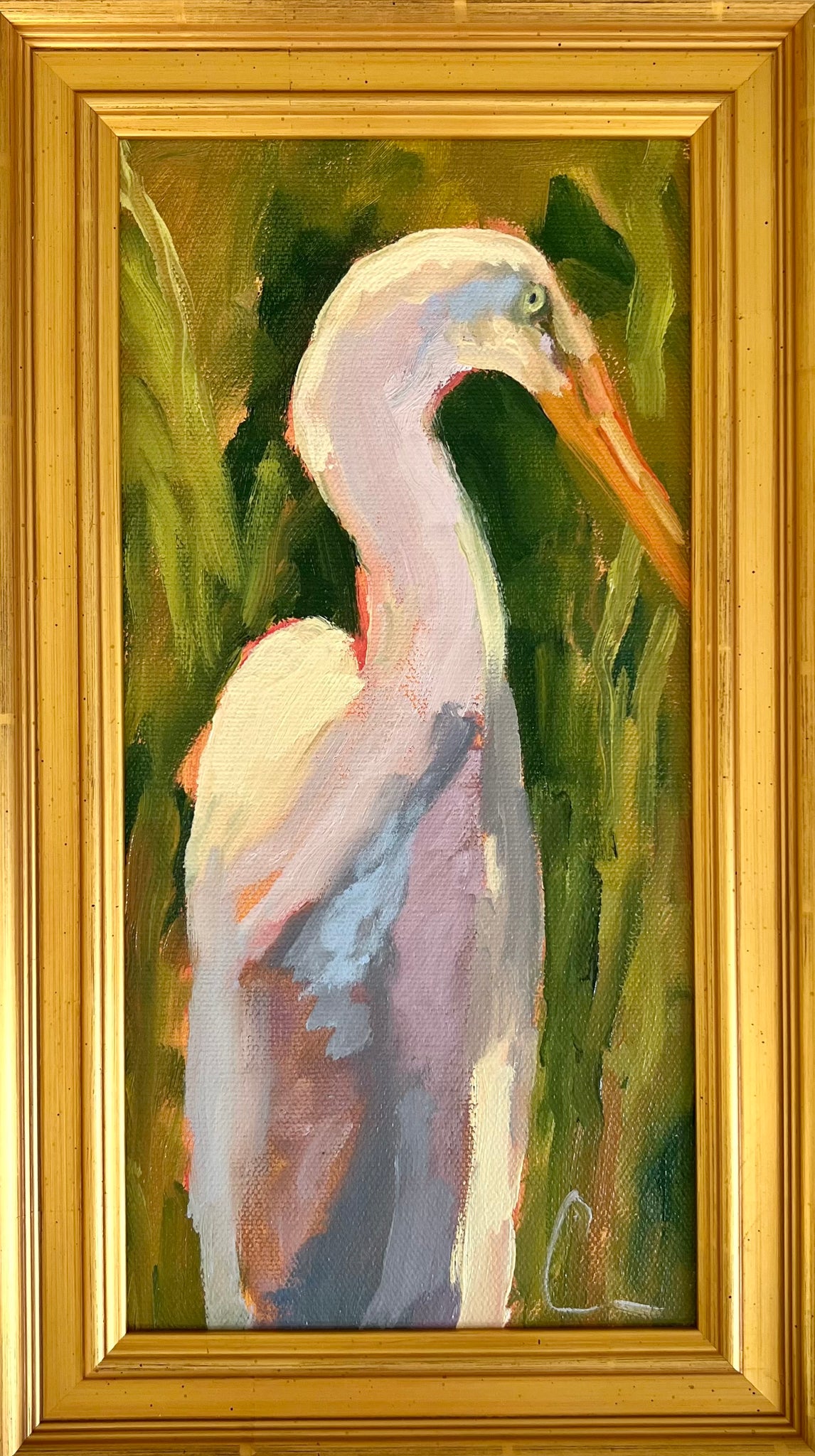 Bird II- 6x12 (8.5x14.5 framed)