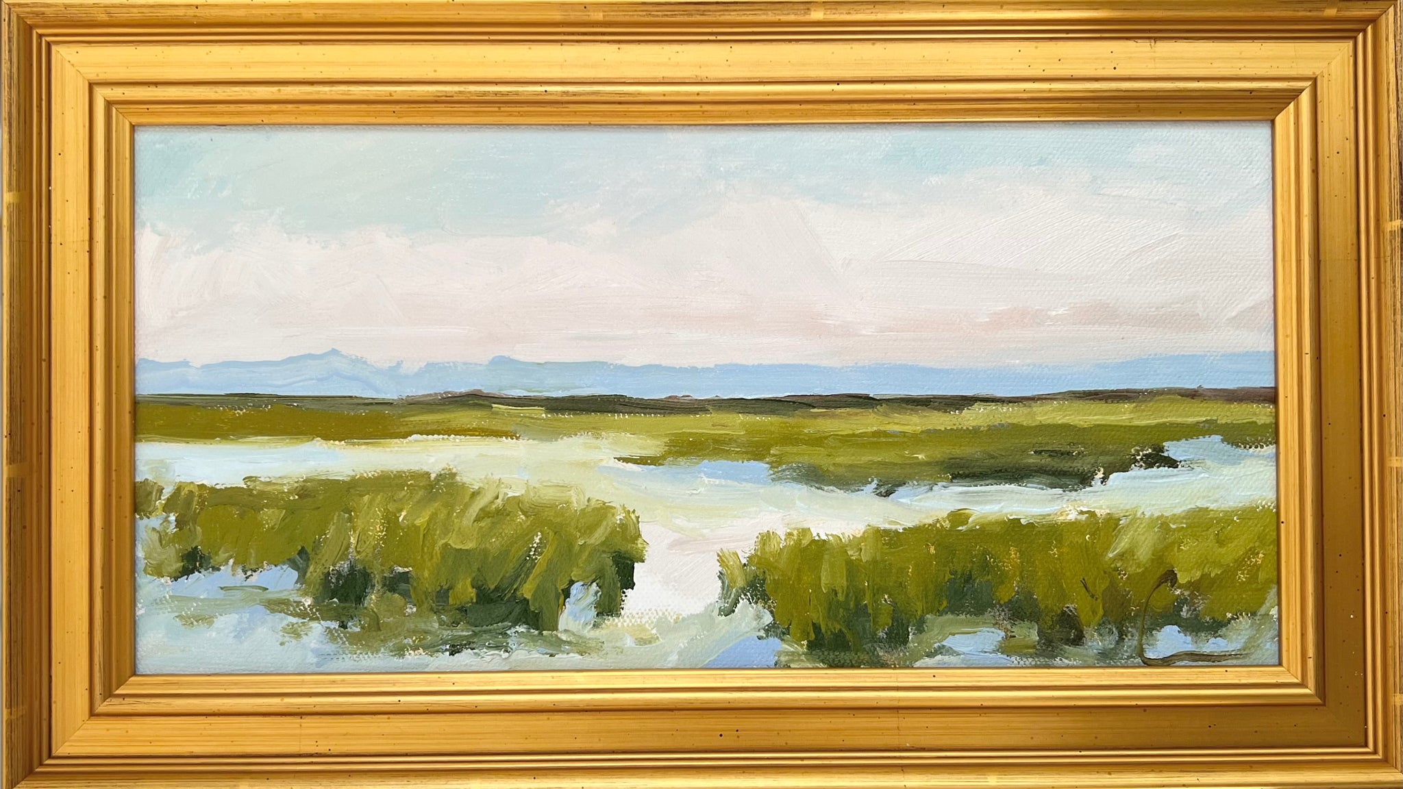 Marsh IX- 12x6 (14.5x8.5 framed)