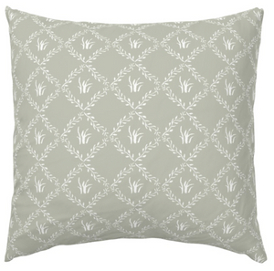 Garden Trellis in Sage Pillow