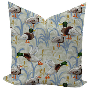 Mallard Party Custom Pillow