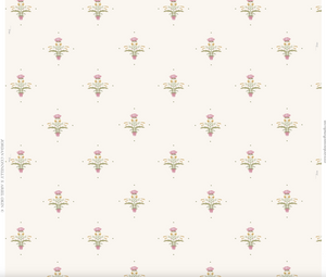 Leone Garden in Rose- Wallpaper