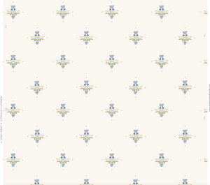 Leone Garden in Blue- Wallpaper