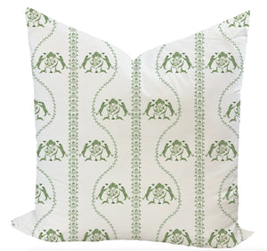 Carter in Green Custom Pillow