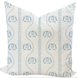 Carter in Blue Custom Pillow