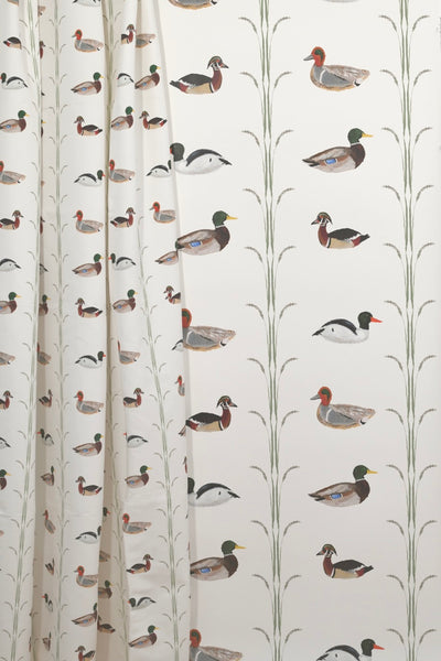 Ducks for Nicholas in Cream- Fabric