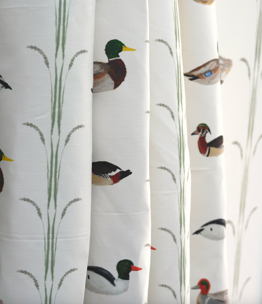 Ducks for Nicholas in Cream- Wallpaper