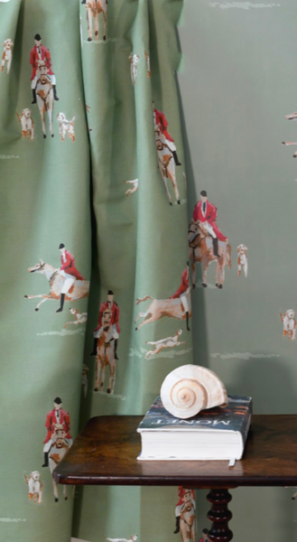 Fox Hunt for Kent in Hunt- Textile