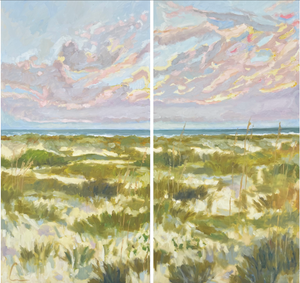 Sullivan III- 48x48 Diptych (Two 24x48's)