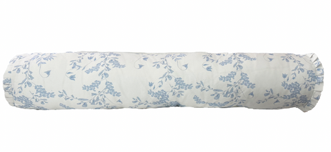 Large Bolster Ruth Pillow w/ Insert- Self Pleated