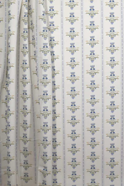 Lotus Garden in Blue- Fabric