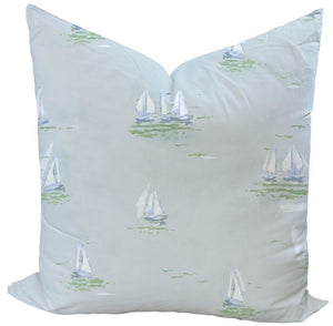 Sailboats for Pearce Pillow