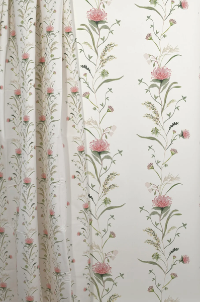 French Vine in Rose Garden- Fabric